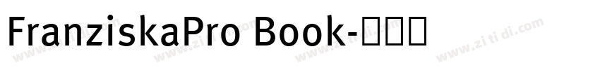 FranziskaPro Book字体转换